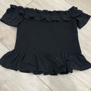 Black off the shoulder top BCBG generation
